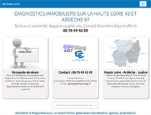 Tablet Screenshot of geodiag4307.fr